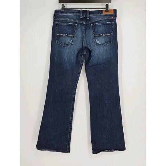 Lucky Jeans Brama by Gene Montesan Dark Faded Wash Stretch Bootcut Jeans 12 - Picture 2 of 5